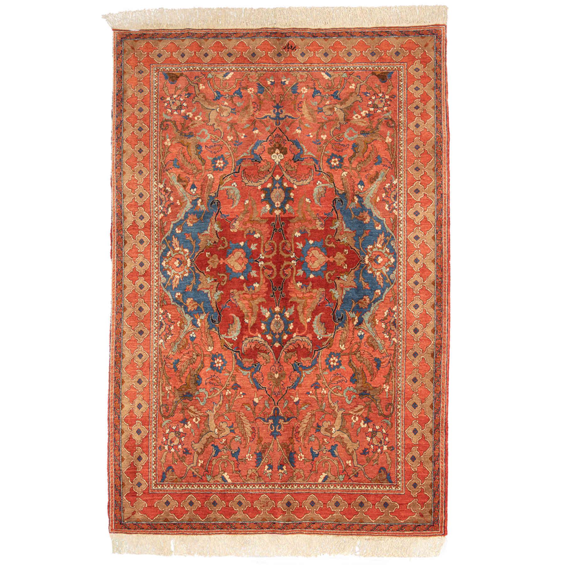 Derakhshan Heriz Persian Carpet Wool 140x210, Authentic Vintage Rugs & Kilims in Dubai
