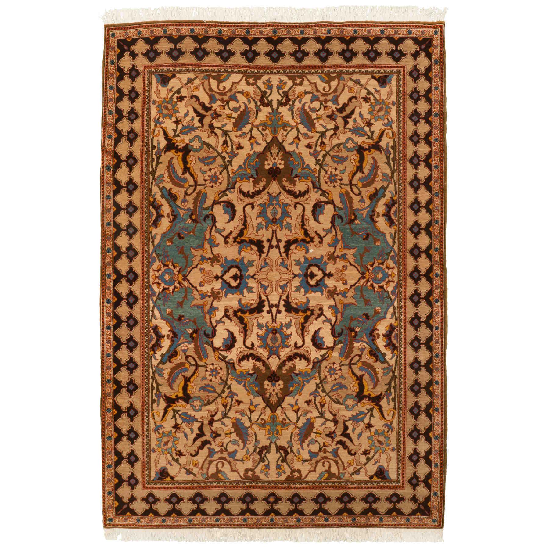 Derakhshan Heriz Persian Carpet Wool 135x195, Authentic Vintage Rugs & Kilims in Dubai