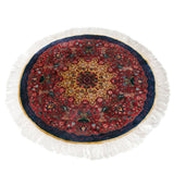 Donya Heriz Persian Carpet Silk 110x110, Authentic Vintage Rugs & Kilims in Dubai