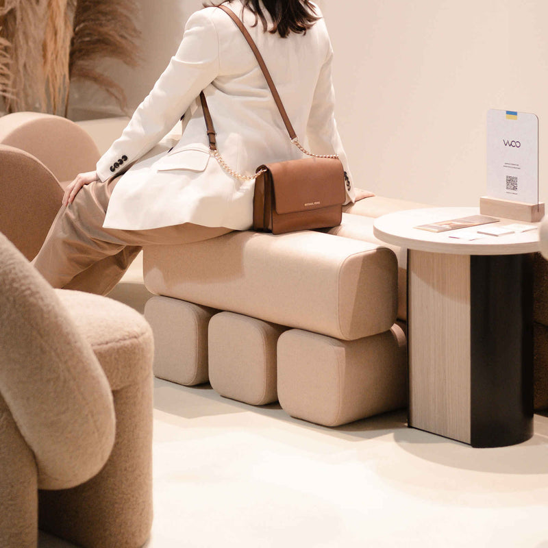 DROVA 6 Contemporary Pouf