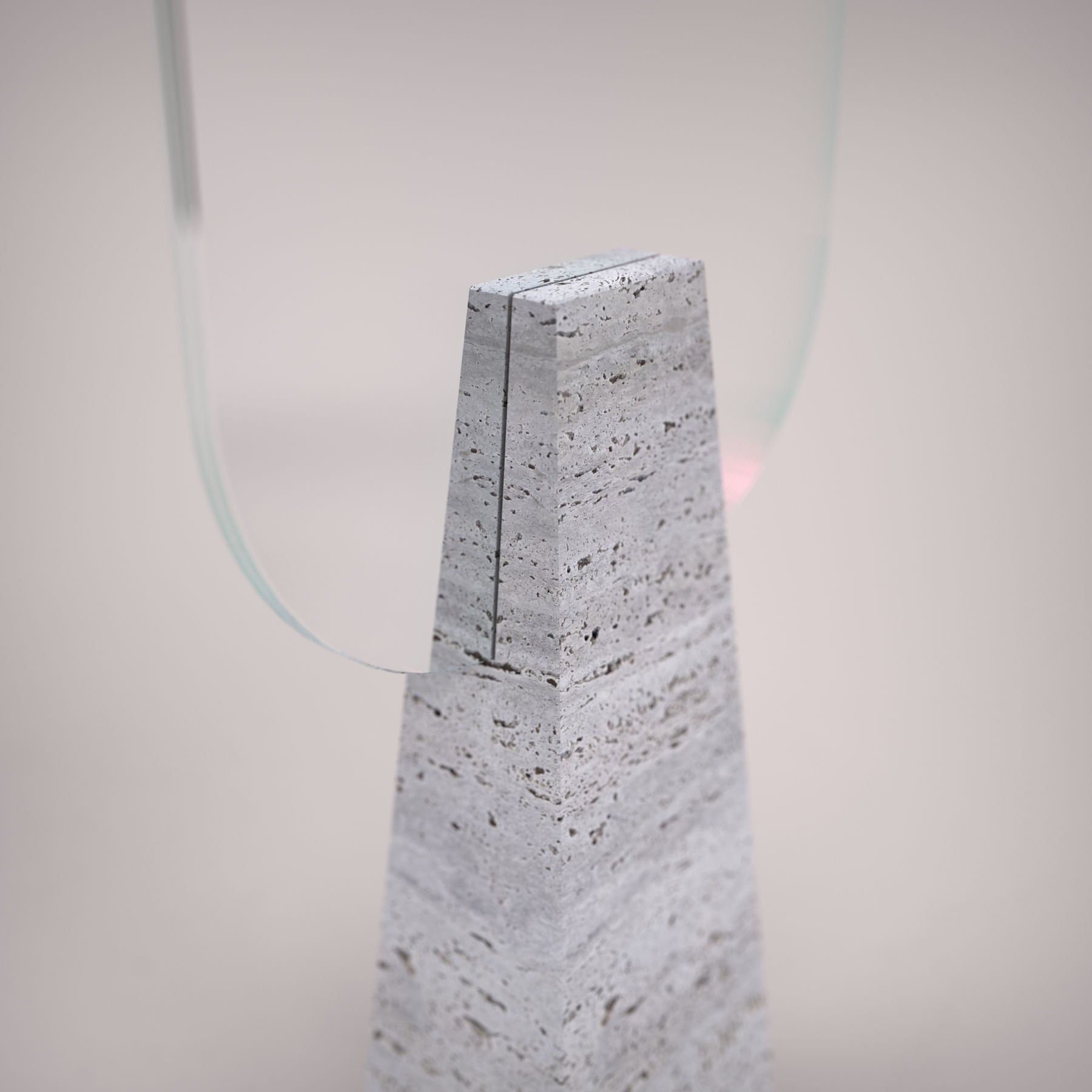 Travertine Table Mirror - Italian Designer Furniture & Decor in Dubai