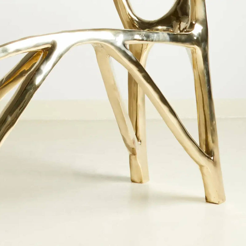 Twin Fork Brass Console Table, Designer Furniture in Dubai