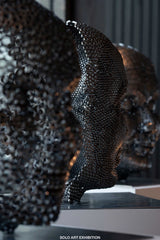 Contemporary Human Stainless Steel Sculpture By Vincent Barrau in Dubai