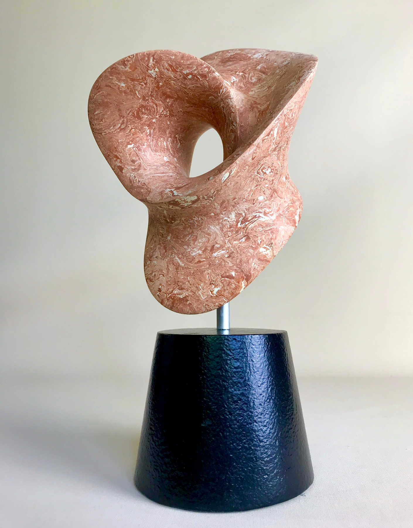 Flourish Mixed Media Sculpture, Contemporary Clay Statues By Gabriel Rivera