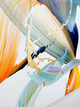 Colorful Abstract Painting For Interior Design By Nikolaos Schizas in Dubai