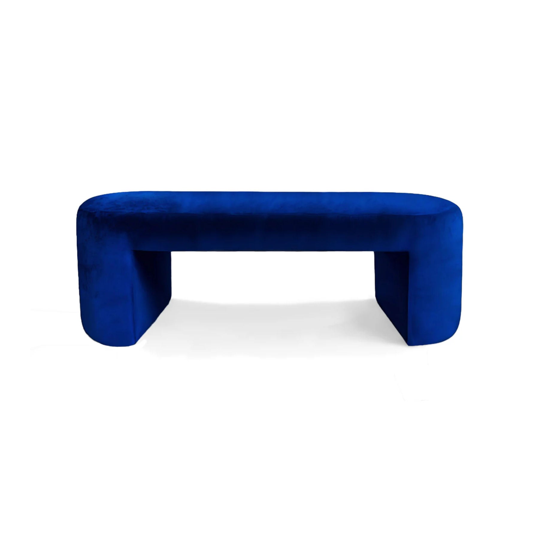 Blue Velvet Bench, Contemporary Designer Furniture