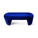 Blue Velvet Bench, Contemporary Designer Furniture