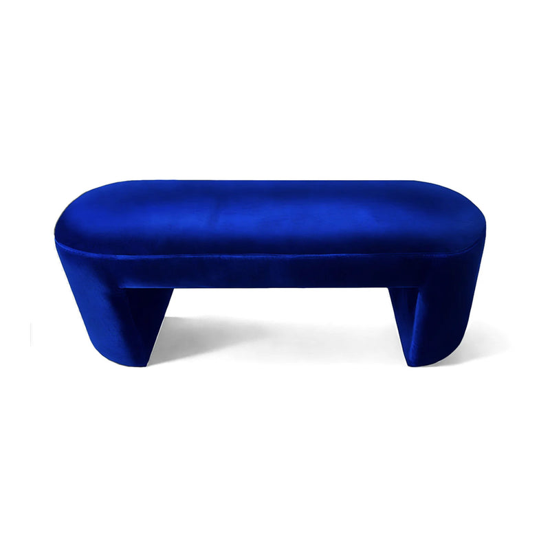 Blue Velvet Bench, Contemporary Designer Furniture