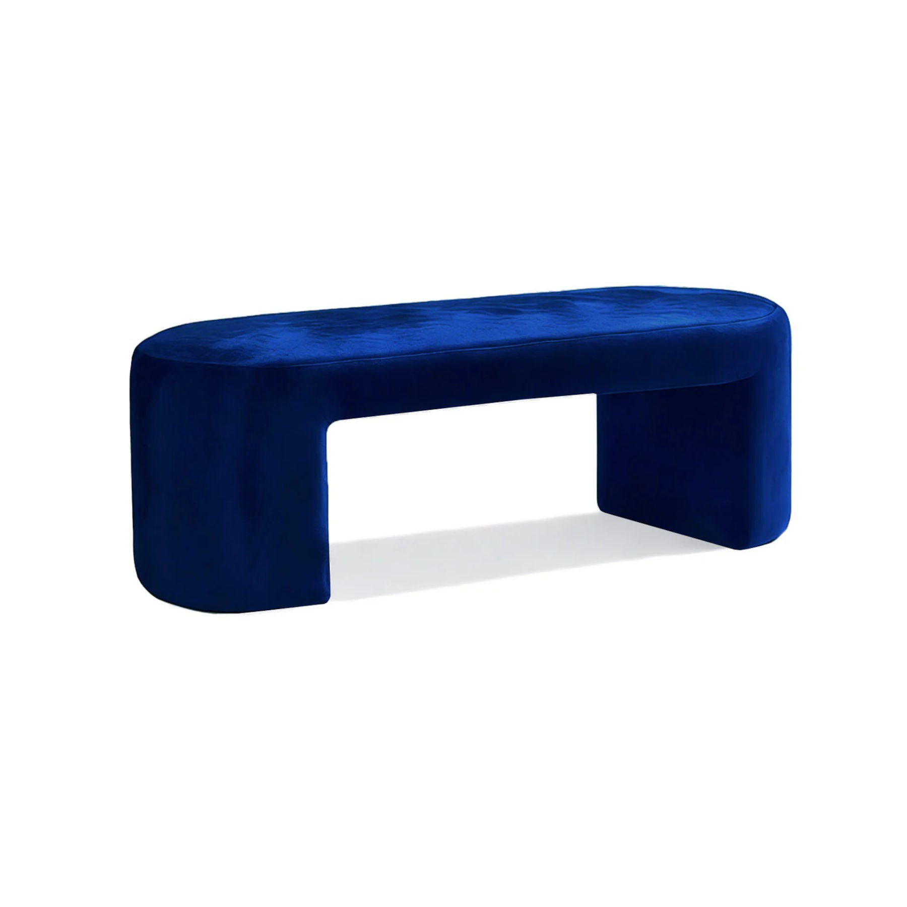 Blue Velvet Bench, Contemporary Designer Furniture