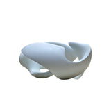 Flowing Mixed Media Sculpture, Contemporary Clay Statues By Gabriel Rivera