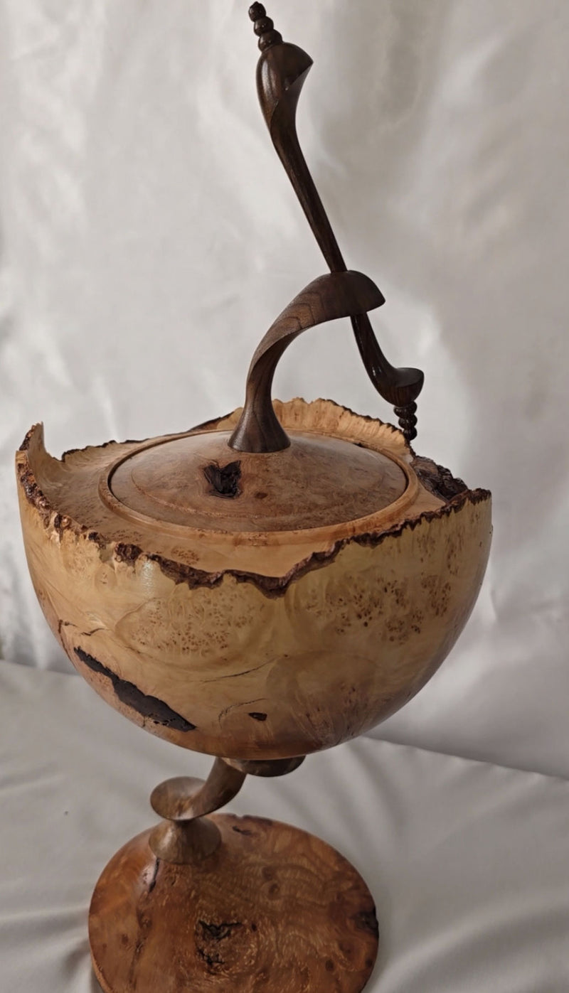 The Commotion Contemporary Wood Sculpture By Ahmad Tourani Sama