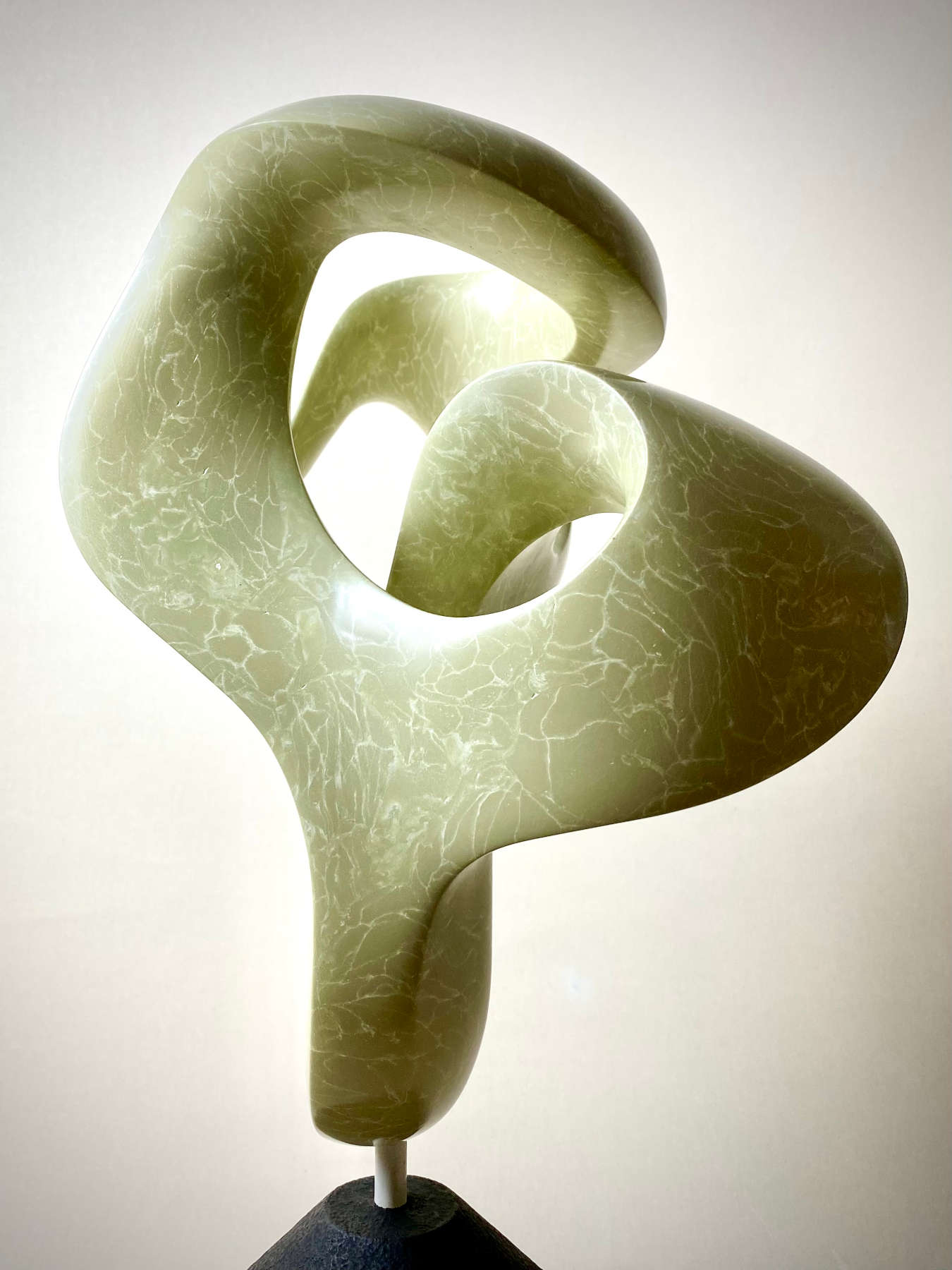 Glory Mixed Media Sculpture, Contemporary Clay Statues By Gabriel Rivera