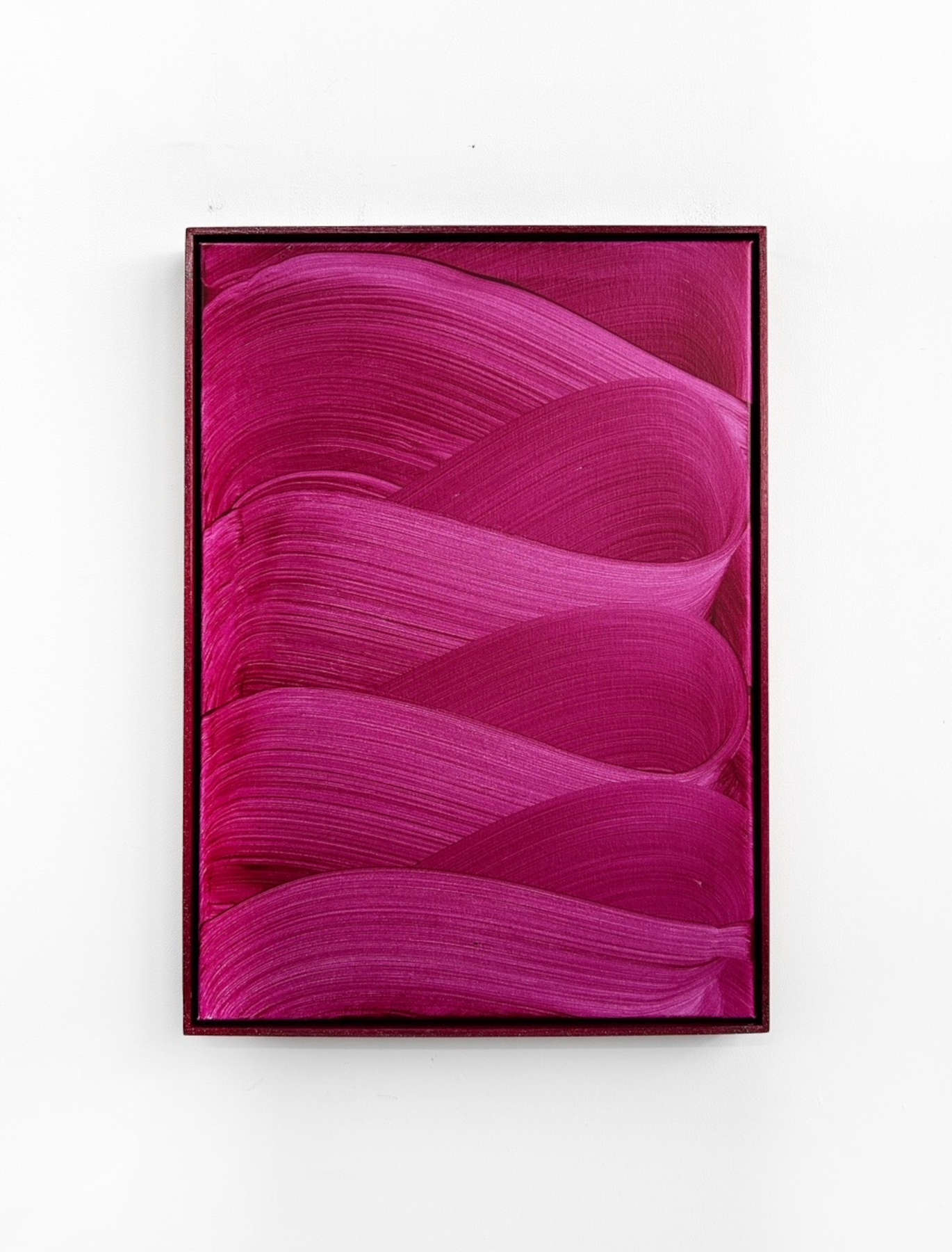 Magenta Abstract Painting For Interior Design By Nikolaos Schizas in Dubai
