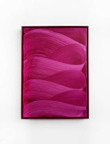 Magenta Abstract Painting For Interior Design By Nikolaos Schizas in Dubai