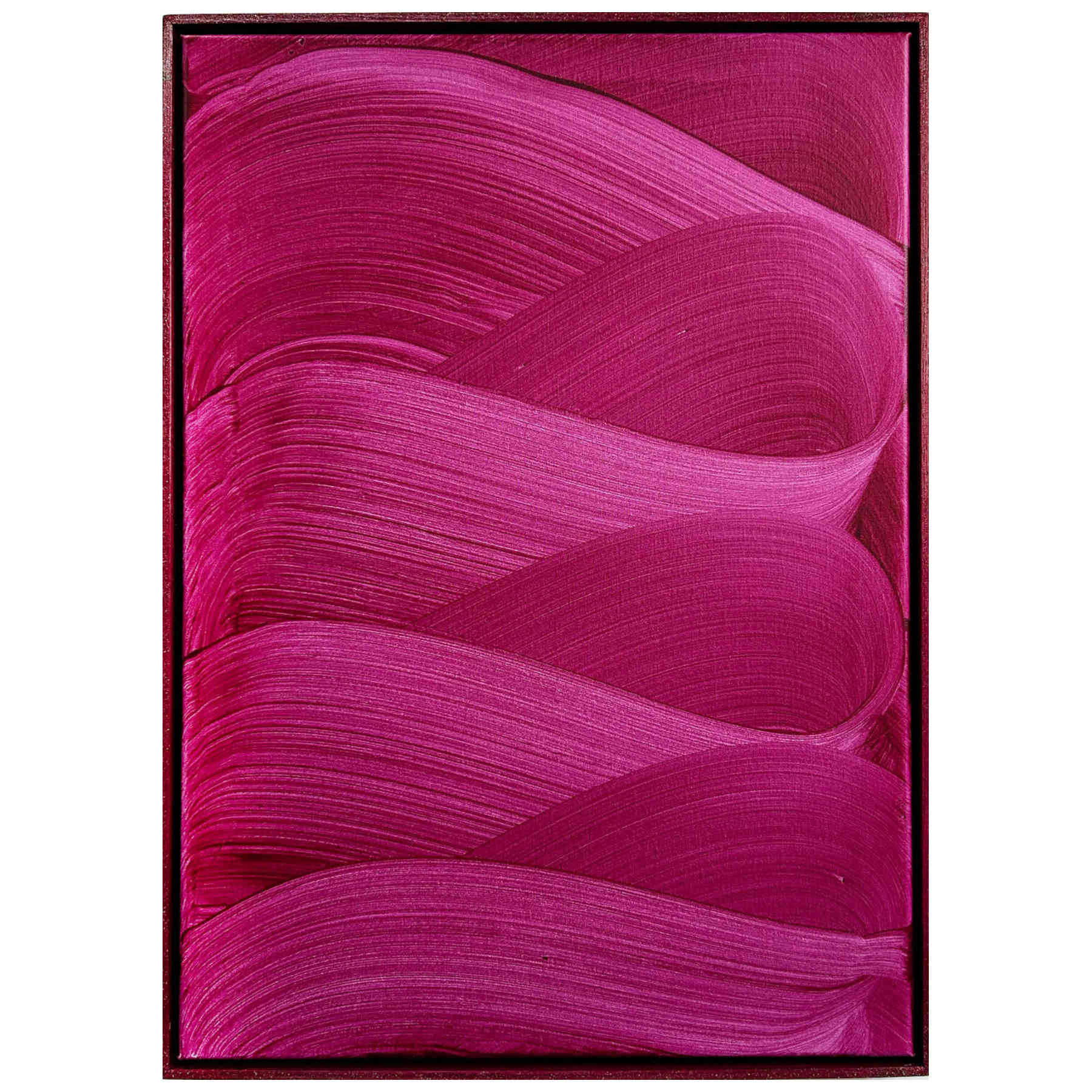 Magenta Abstract Painting For Interior Design By Nikolaos Schizas in Dubai