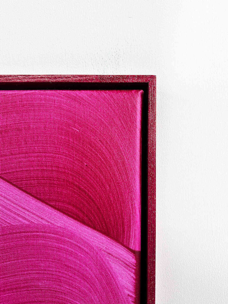 Magenta Abstract Painting For Interior Design By Nikolaos Schizas in Dubai