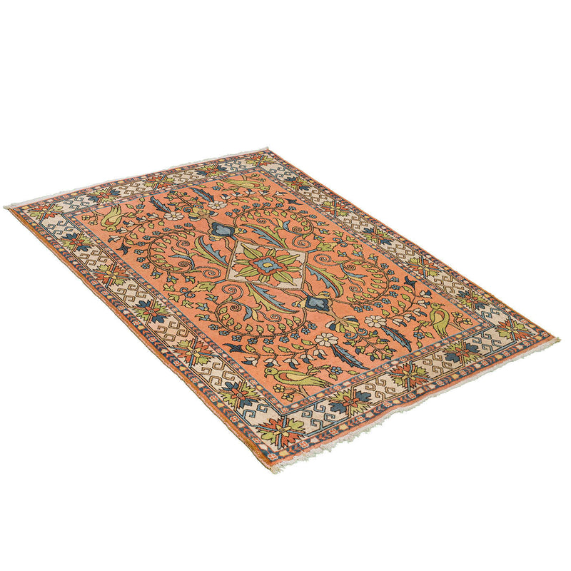 Medallion Hamedan Persian Carpet 125x170, Tribal Handmade Wool Rugs & Kilims in Dubai