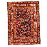 Nomadic Hamedan Persian Carpet 100x135, Tribal Handmade Wool Rugs & Kilims in Dubai