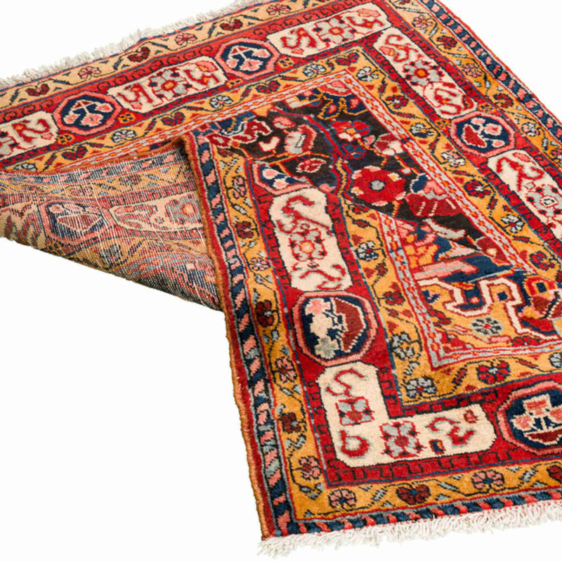 Nomadic Hamedan Persian Carpet 100x135, Tribal Handmade Wool Rugs & Kilims in Dubai