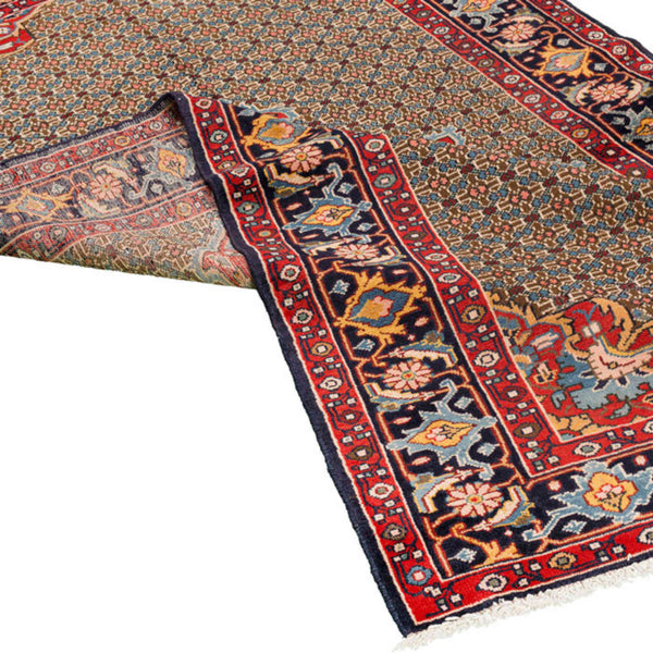 Medallion Hamedan Persian Carpet 131x225, Tribal Handmade Wool Rugs & Kilims in Dubai