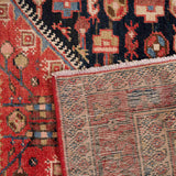 Medallion Hamedan Persian Carpet 130x215, Tribal Handmade Wool Rugs & Kilims in Dubai