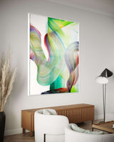 Colorful Abstract Painting For Interior Design By Nikolaos Schizas in Dubai
