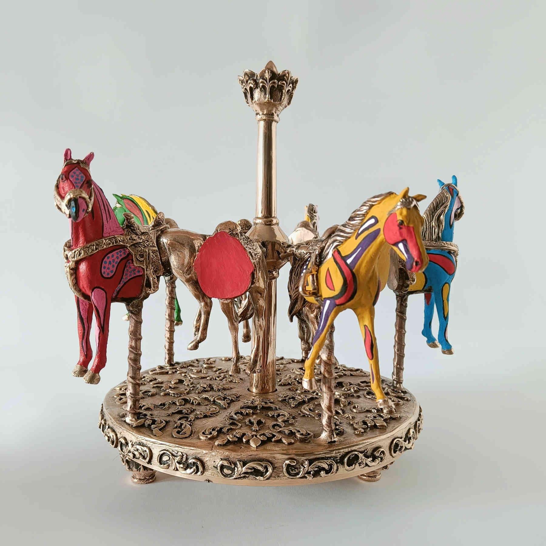 Ferris Wheel  Bronze Sculpture | Collectible Art By Sara Rahanjam
