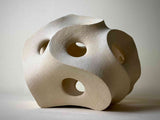 Huecos Stoneware Clay Sculpture, Contemporary Statues By Gabriel Rivera 