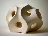 Huecos Stoneware Clay Sculpture, Contemporary Statues By Gabriel Rivera