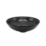 Large Black Stone Bowl - Natural River Stone Dining Tableware & Stoneware