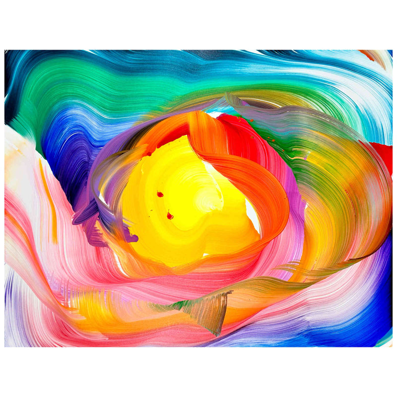 Colorful Abstract Painting For Interior Design By Nikolaos Schizas in Dubai