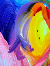 Colorful Abstract Painting For Interior Design By Nikolaos Schizas in Dubai