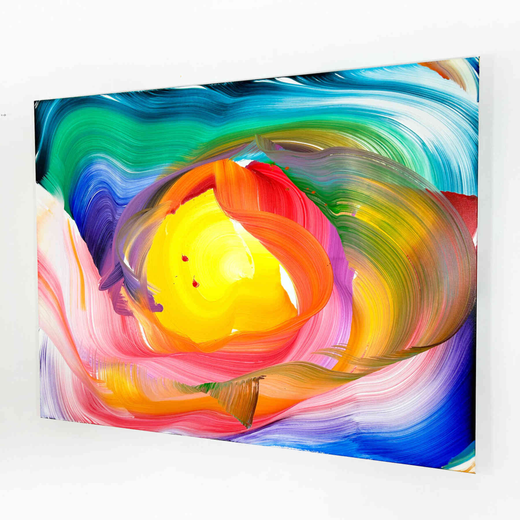 Colorful Abstract Painting For Interior Design By Nikolaos Schizas in Dubai