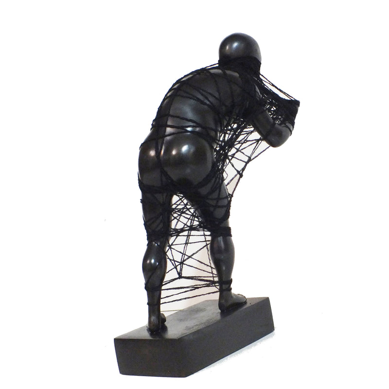 In Prison Series Bronze Sculpture, Contemporary Statues By Keivan Beiranvand in Dubai