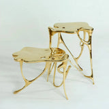 INK Golden Brass Side Table, Designer Furniture in Dubai