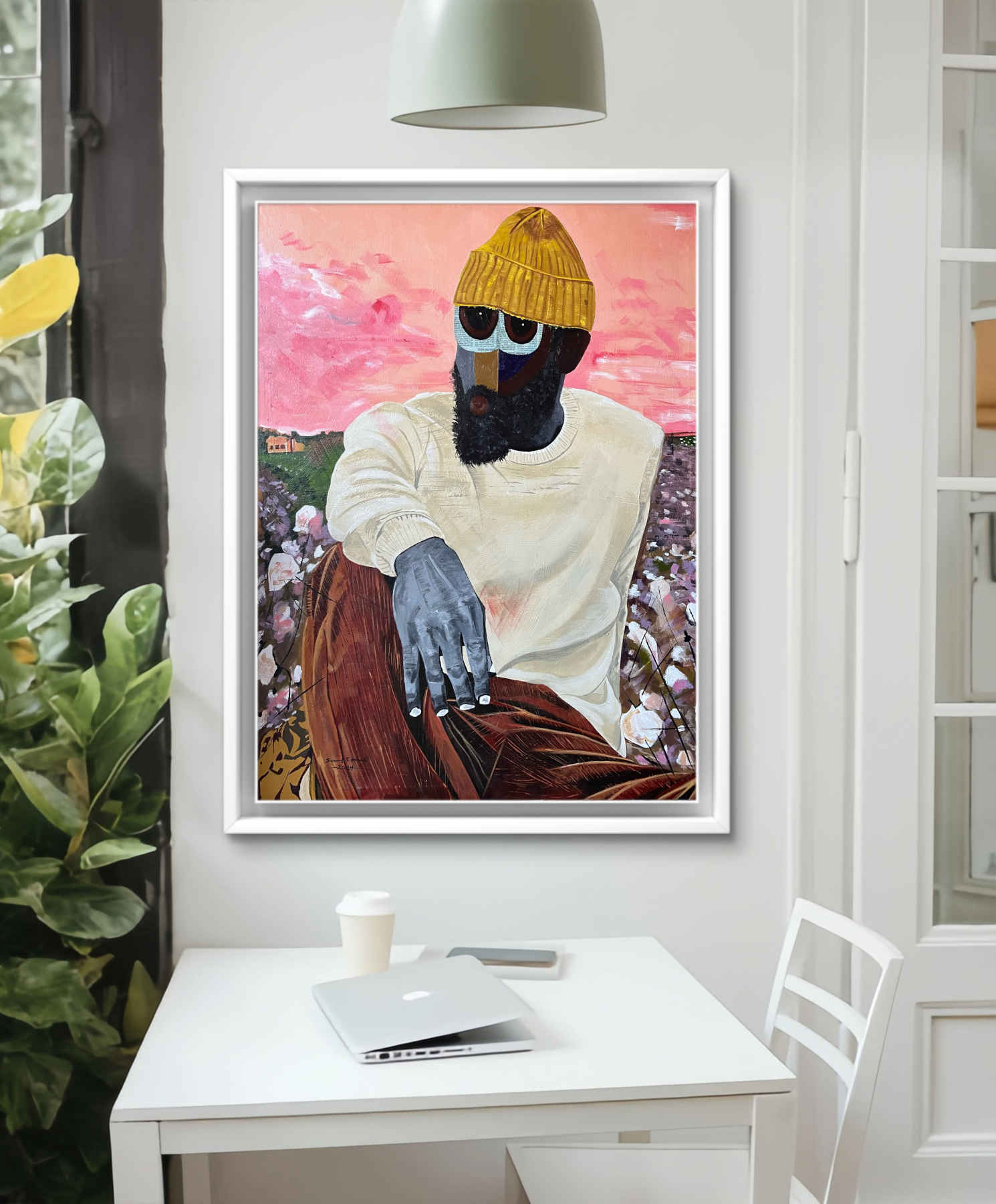 Mixed Media Painting - African Art By Samuel Kayode Toba in Dubai