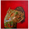 Contemporary Miniature Oil Painting By Alemeh Bagherian in Dubai