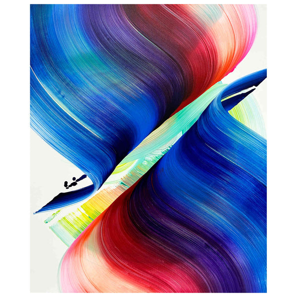 Colorful Abstract Painting For Interior Design By Nikolaos Schizas in Dubai