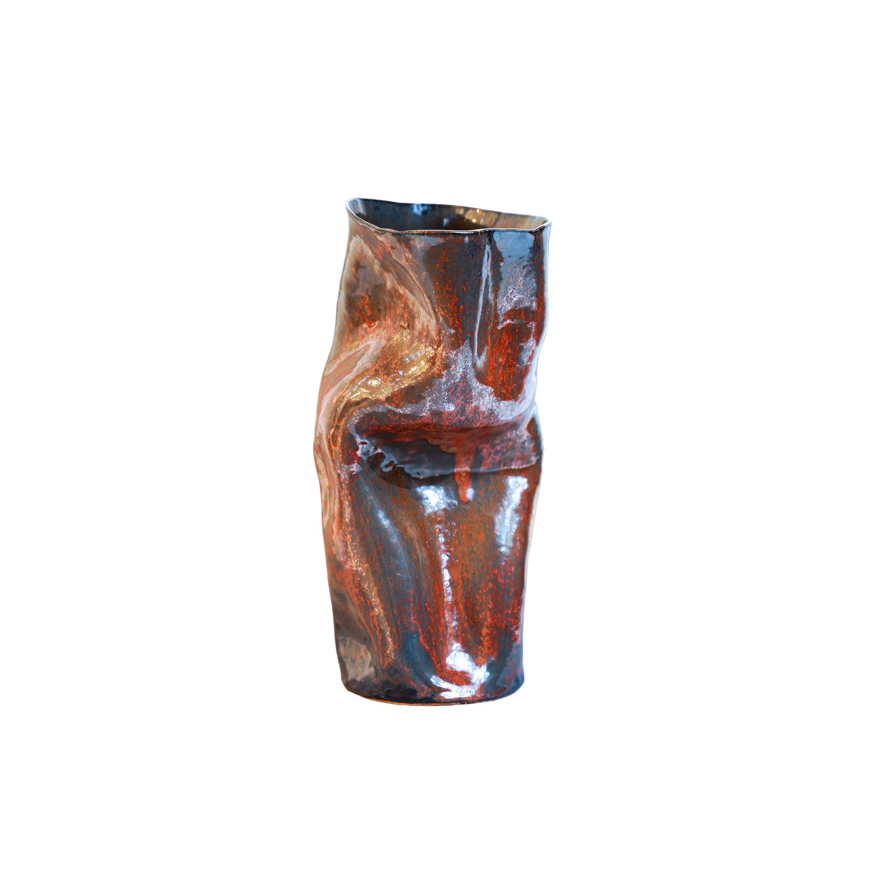 Irregular shaped Ceramic Vase and Decorative Art by Madar Al Suwaidi