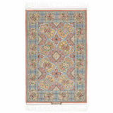 Pictorial Isfahan Persian Carpet 100x151, Handmade Tribal Wool & Silk Rugs in Dubai