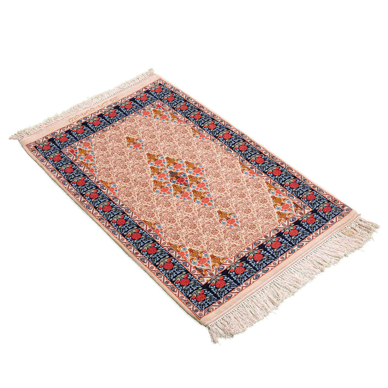 Zelo Sultan Isfahan Persian Carpet 70x115,  Handmade Tribal Wool & Silk Rugs in Dubai