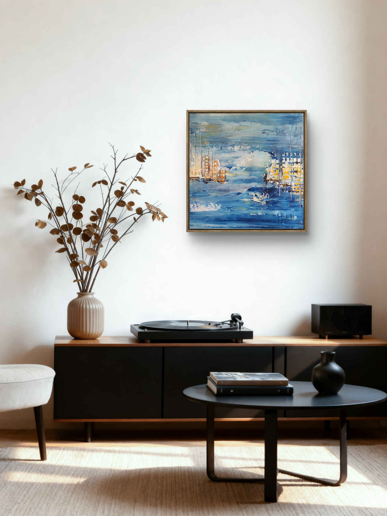 Contemporary Abstract Acrylic Painting By JH Savoldelli in Dubai
