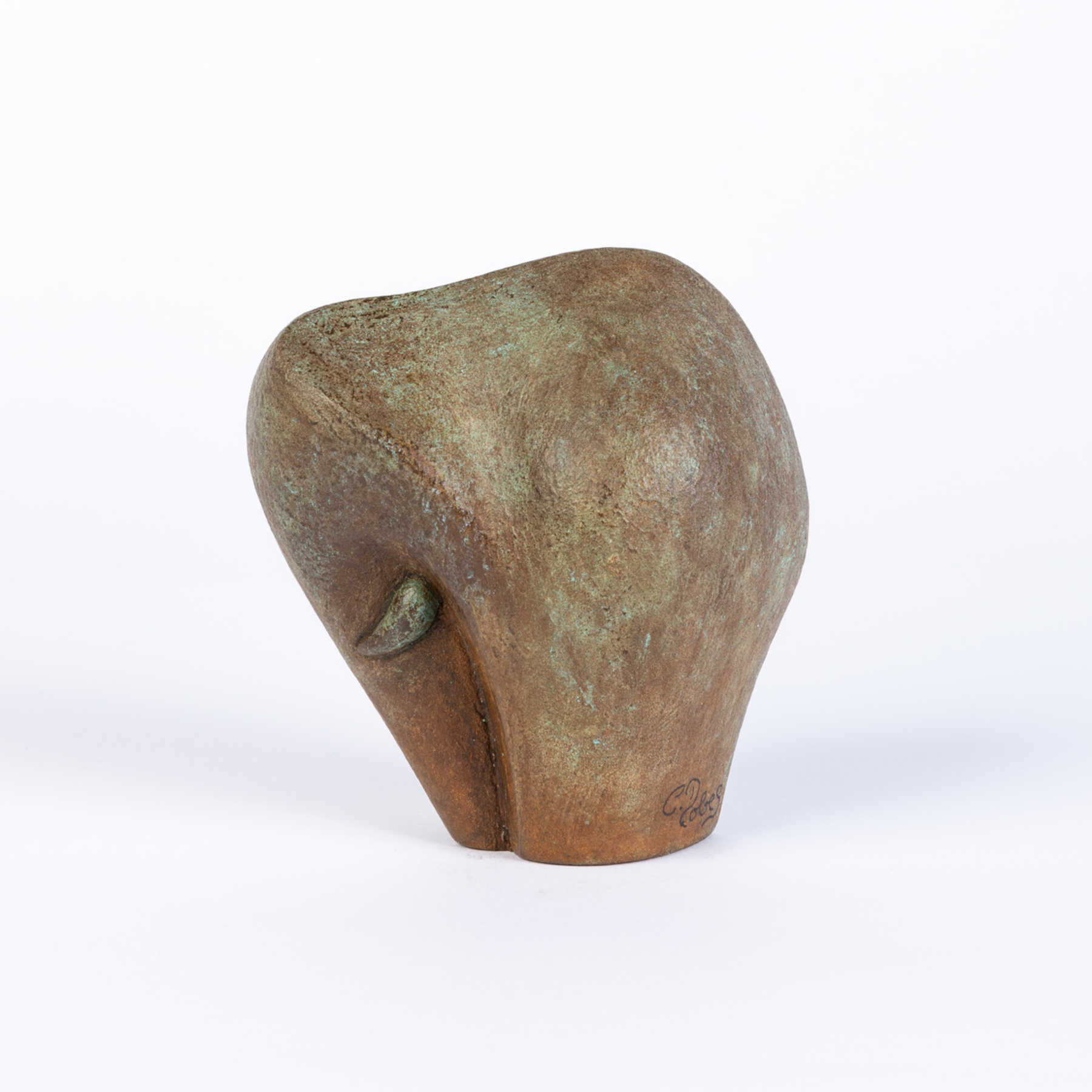 KLEINER ELEFANT Mixed Media Sculpture,  Contemporary Animal Figures By Cordula Dobes