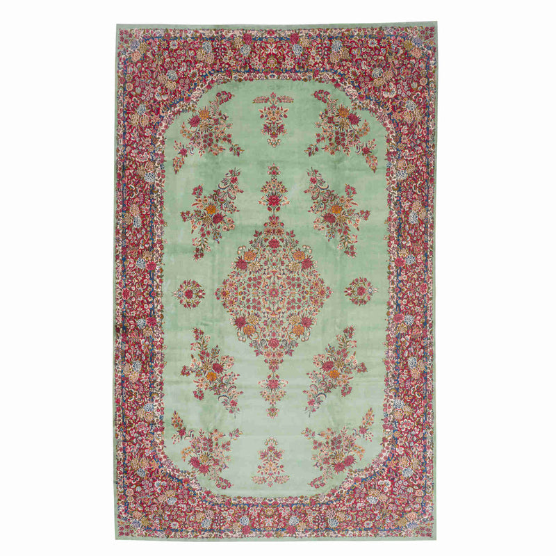 Royal Kerman Persian Carpet 315x485, Handmade Tribal Wool & Silk Rugs in Dubai