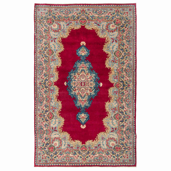 Royal Kerman Persian Carpet 149x240, Handmade Tribal Wool & Silk Rugs in Dubai