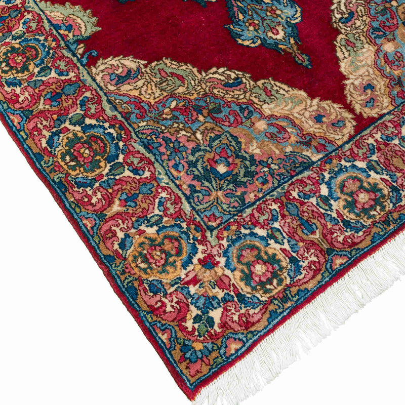 Royal Kerman Persian Carpet 90x145, Handmade Tribal Wool & Silk Rugs in Dubai