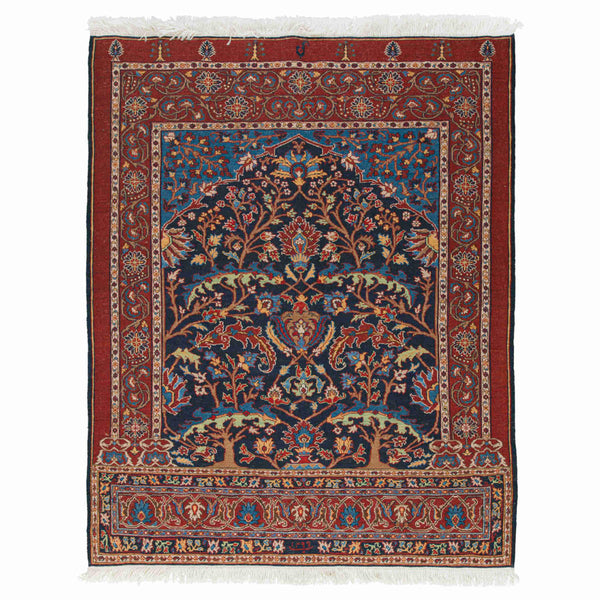 Altar Kilim Morvaridbaf Persian Carpet Wool 132x163, Authentic Vintage Rugs & Kilims in Dubai