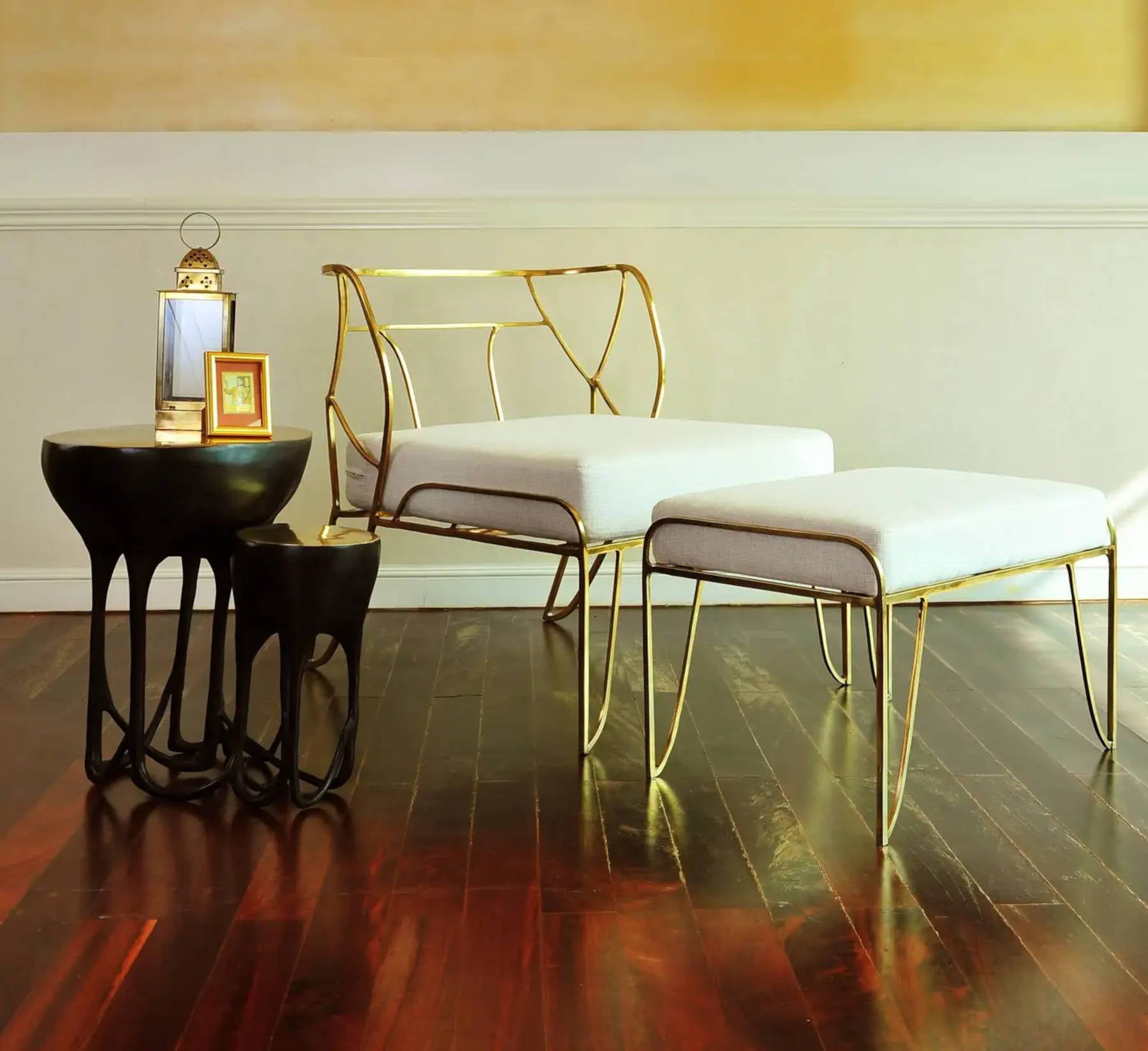 RAKK Brass Side Table, Designer Furniture in Dubai