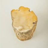 Brass Sculptural Log Stool, Designer Furniture in Dubai