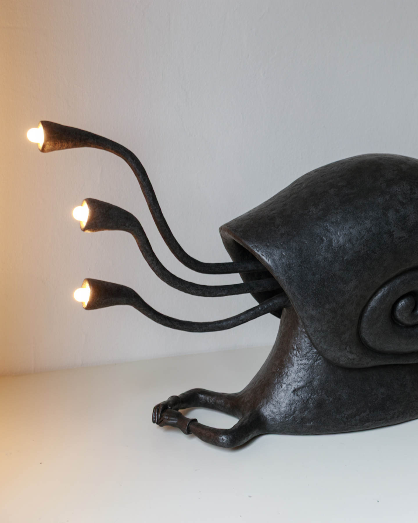 Snail Contemporary Floor Lamp, Organic Bionic Design By Pavel Vishnevsky Dubai